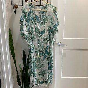 Kona Sol tropical swim cover up